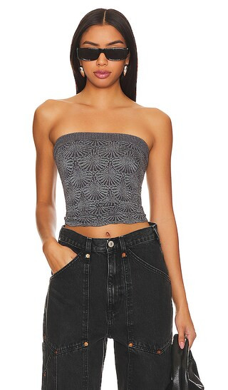 Love Letter Tube Top in Black | Revolve Clothing (Global)
