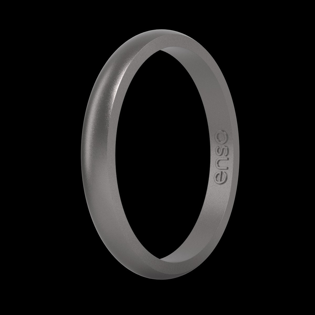 Elements Classic Halo Silicone Ring - Platinum | Enso Rings