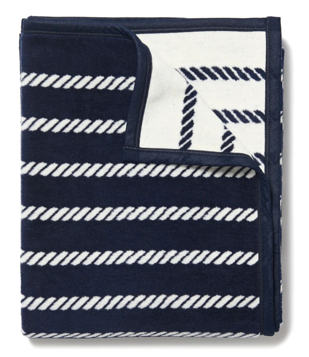 Tie the Knot Navy Blanket | ChappyWrap