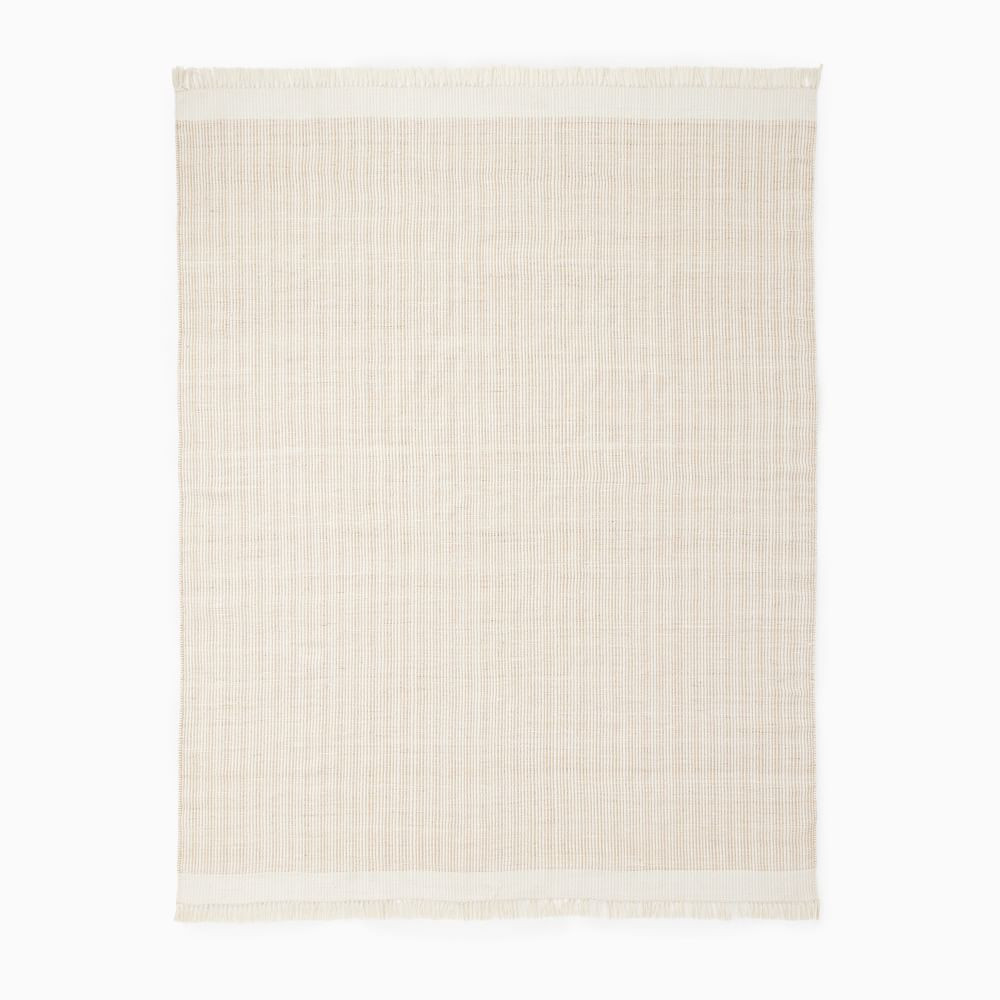 Interlaced Stripe Indoor/Outdoor Rug | West Elm (US)
