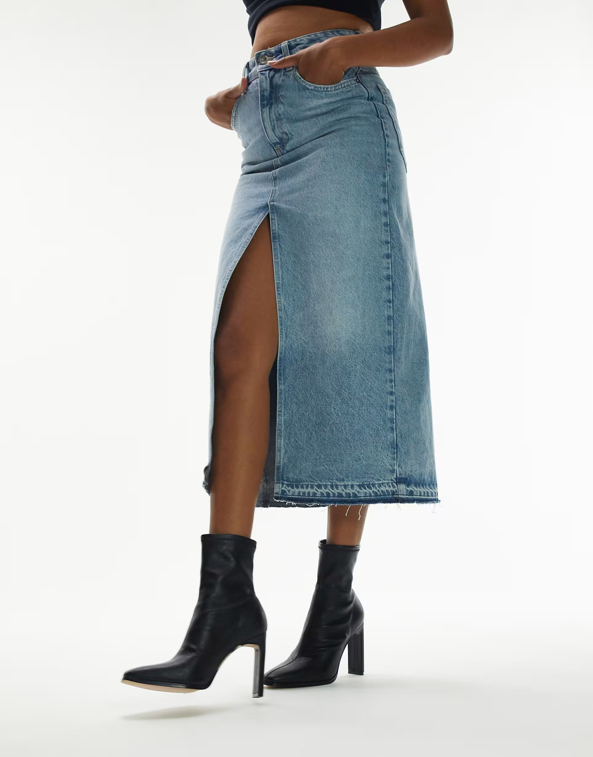 Topshop Orla high heel ankle boot in black  | ASOS | ASOS (Global)