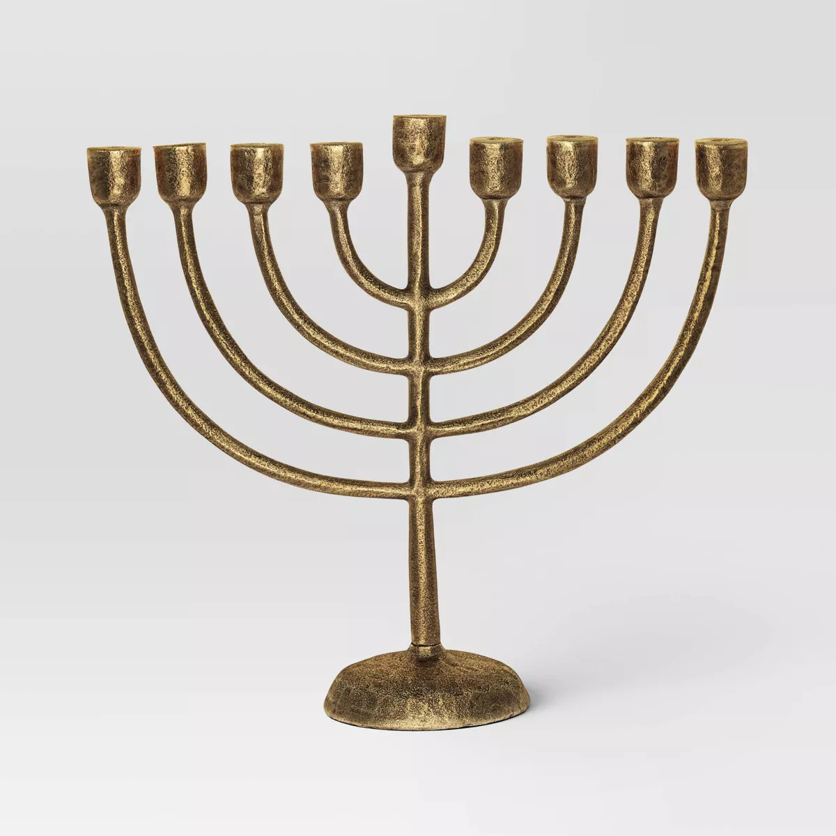 Cast Aluminum Menorah Antique Gold - Threshold™ | Target