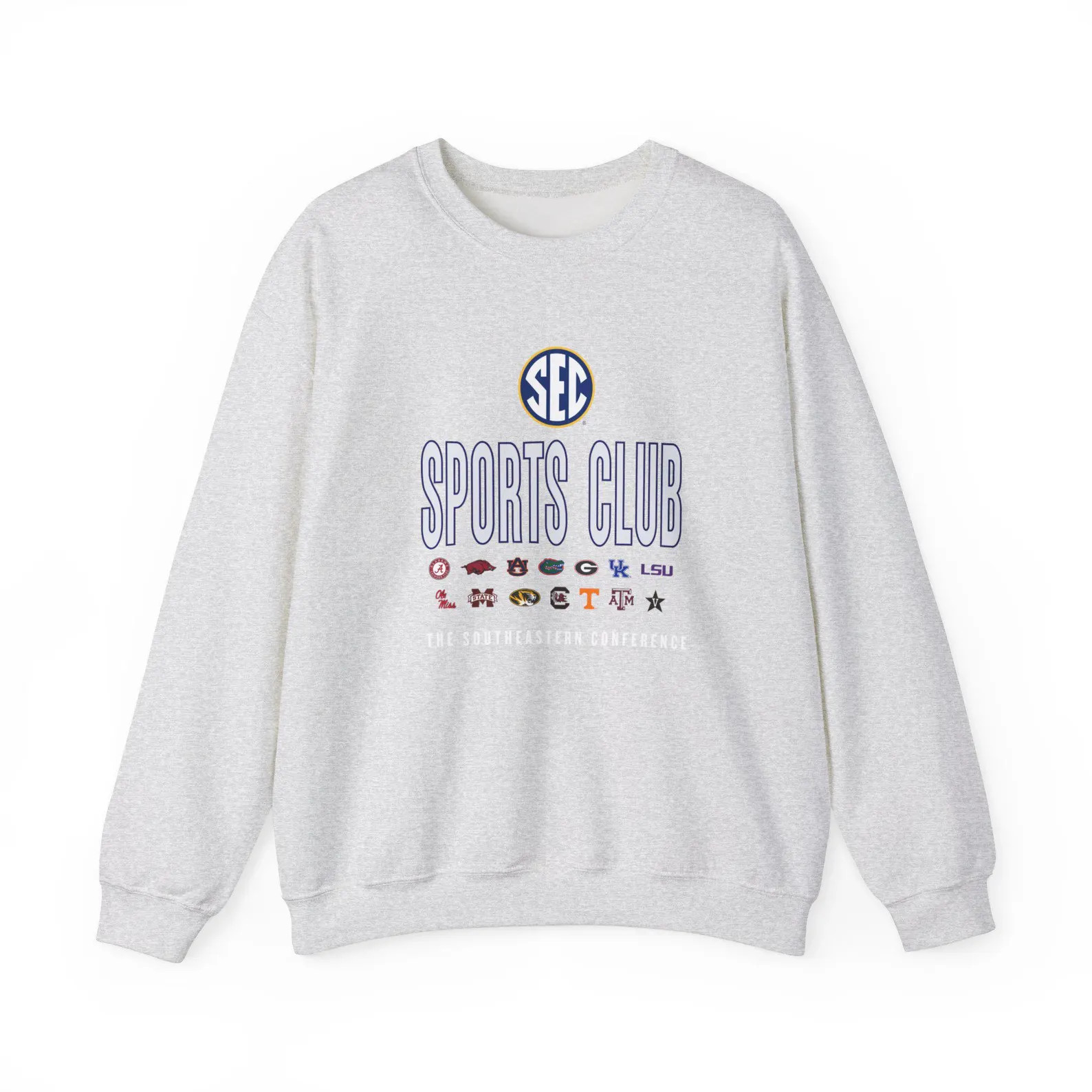 SEC Sports Club Southeastern Conference Gildan Sweatshirt | Etsy (US)