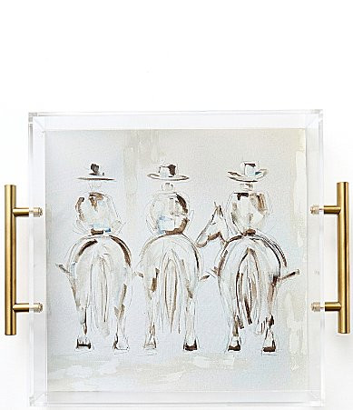 Tart by Taylor Emma Katherine Three Amigos Large Acrylic Tray - Three Amigos | Dillard's