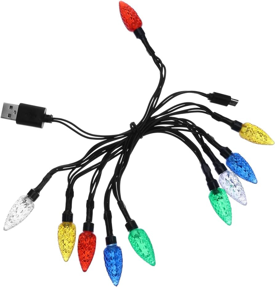 Hemobllo 2 pcs Light String Charging Cable USB Charging Phone USB Charging Cable Christmas Light ... | Amazon (US)