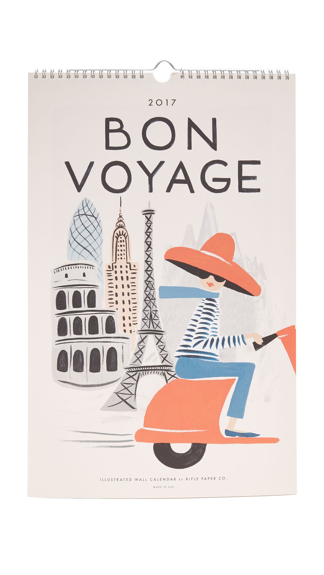 Bon Voyage 2017 Calendar | Shopbop