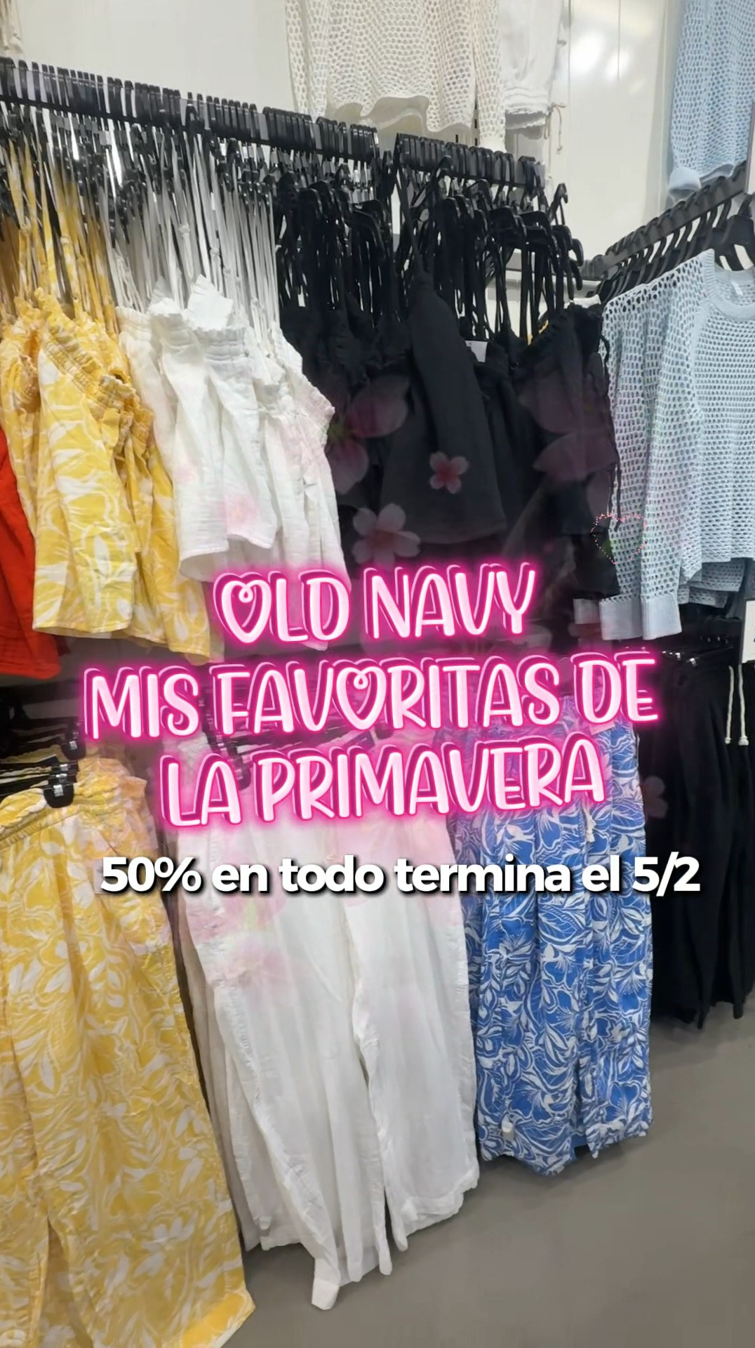 ¡Mis favoritos de primavera de Old Navy! 🌸

La oferta del 50% de descuento en todo termina esta noche 5/2, así que es el momento perfecto para aprovecharla 🔥

#LTKSeasonal #LTKMidsize #LTKmomlife
