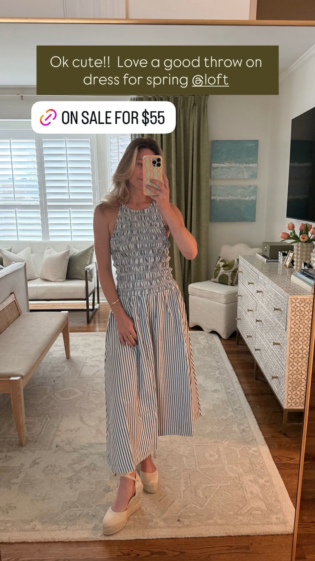 Ok cute!! Love a good throw on dress for spring @loft