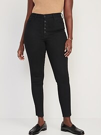 Extra High-Waisted Rockstar 360° Stretch Super-Skinny Jeans | Old Navy (US)