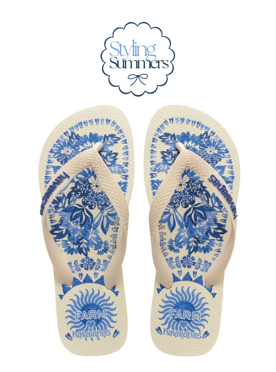 STOP IT- super cute new farm rio x Havaianas 🩵

#LTKxNSale #LTKSeasonal #LTKFindsUnder50
