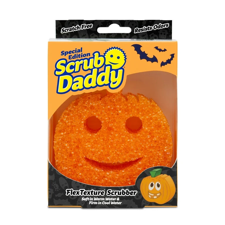 Scrub Daddy Halloween Pumpkin Non-Scratch Cleaning Sponge | Walmart (US)