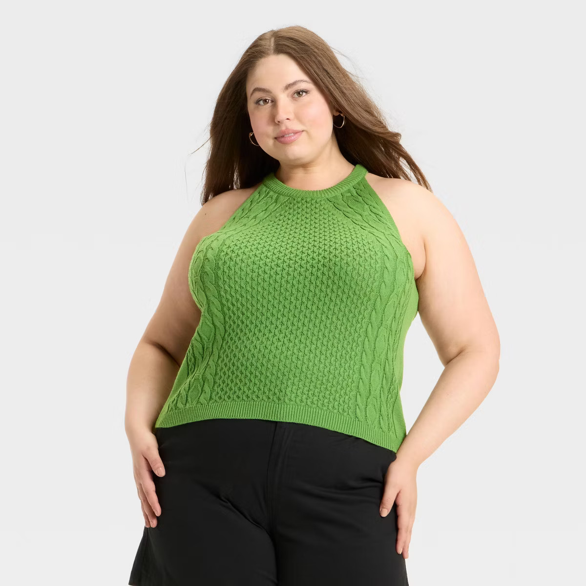 Women's Cable Crewneck Pullover Sweater Vest - A New Day™ | Target