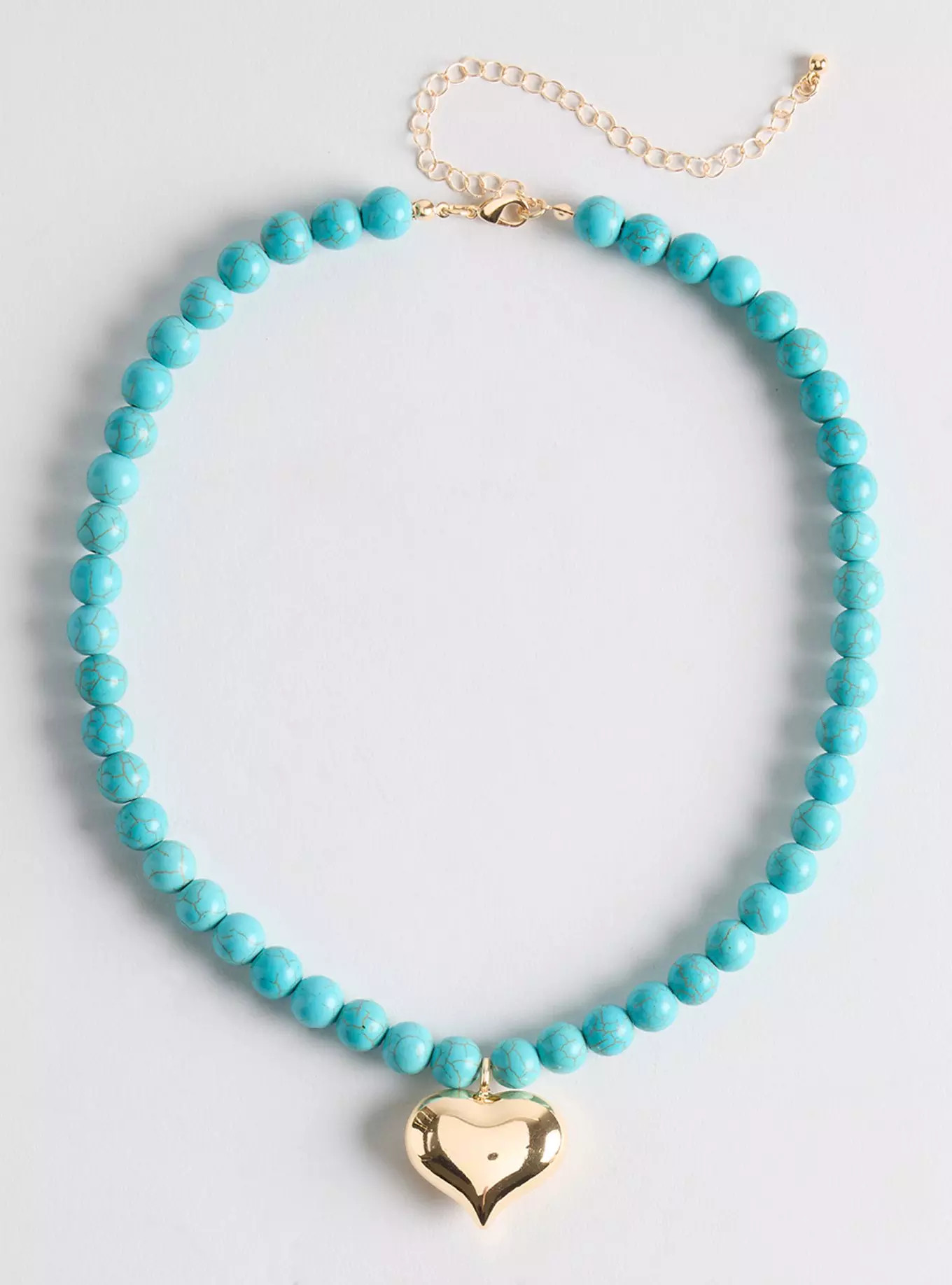 Beaded Puffy Heart Necklace | Torrid (US & Canada)