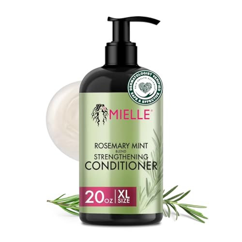 Mielle Organics Rosemary Mint Strengthening Hair Conditioner for Women & Men - Biotin Infused Detangling & Hydrating Conditioner to Increase Manageability & Support Longer, Healthier Strands, 20 oz | Amazon (US)