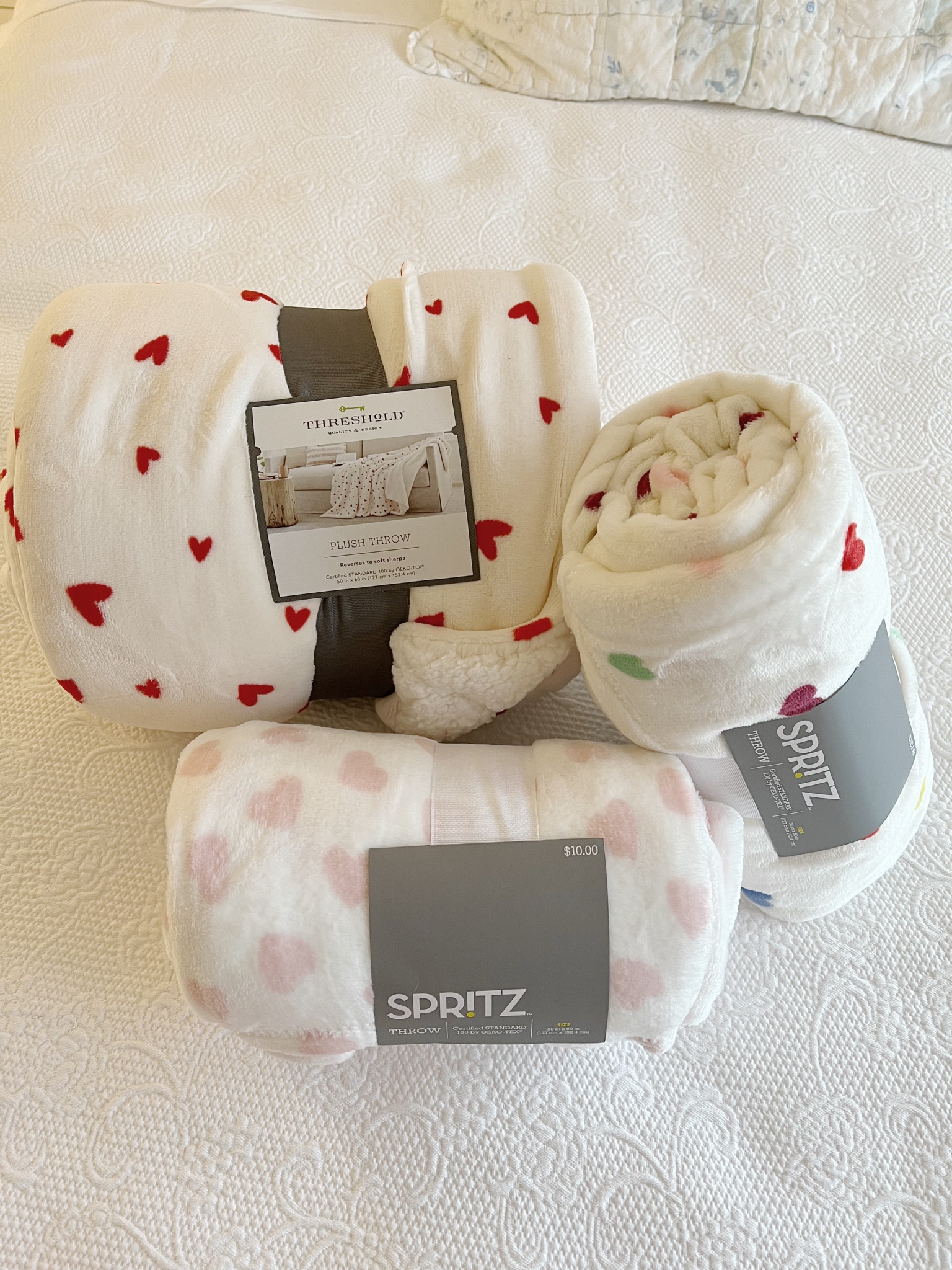 valentine’s day heart blankets 

#vdaydecor #valentinesdaydecor #valentinesdaydecorations #valentinesdaydecorationideas #targetvalentines #targetvday

#LTKSeasonal #LTKhome #LTKFind