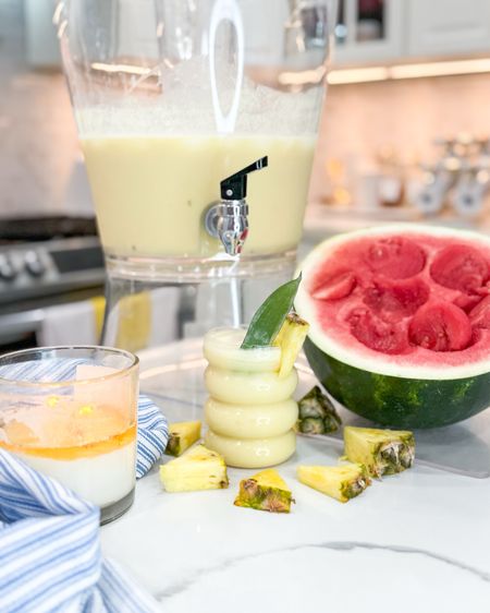 Summer Refreshing Drink 🍹 
This has been on repeat in my home and it’s so easy to make.
5 ingredients and you’ve got yourself a super Creamy and Fruity Cocktail without ofcourse the Alcohol 😋

Mocktail | Summer Drink | Pinacolada | summer recipe | pineapple drink 

#LTKHome #LTKItBag #LTKFindsUnder50