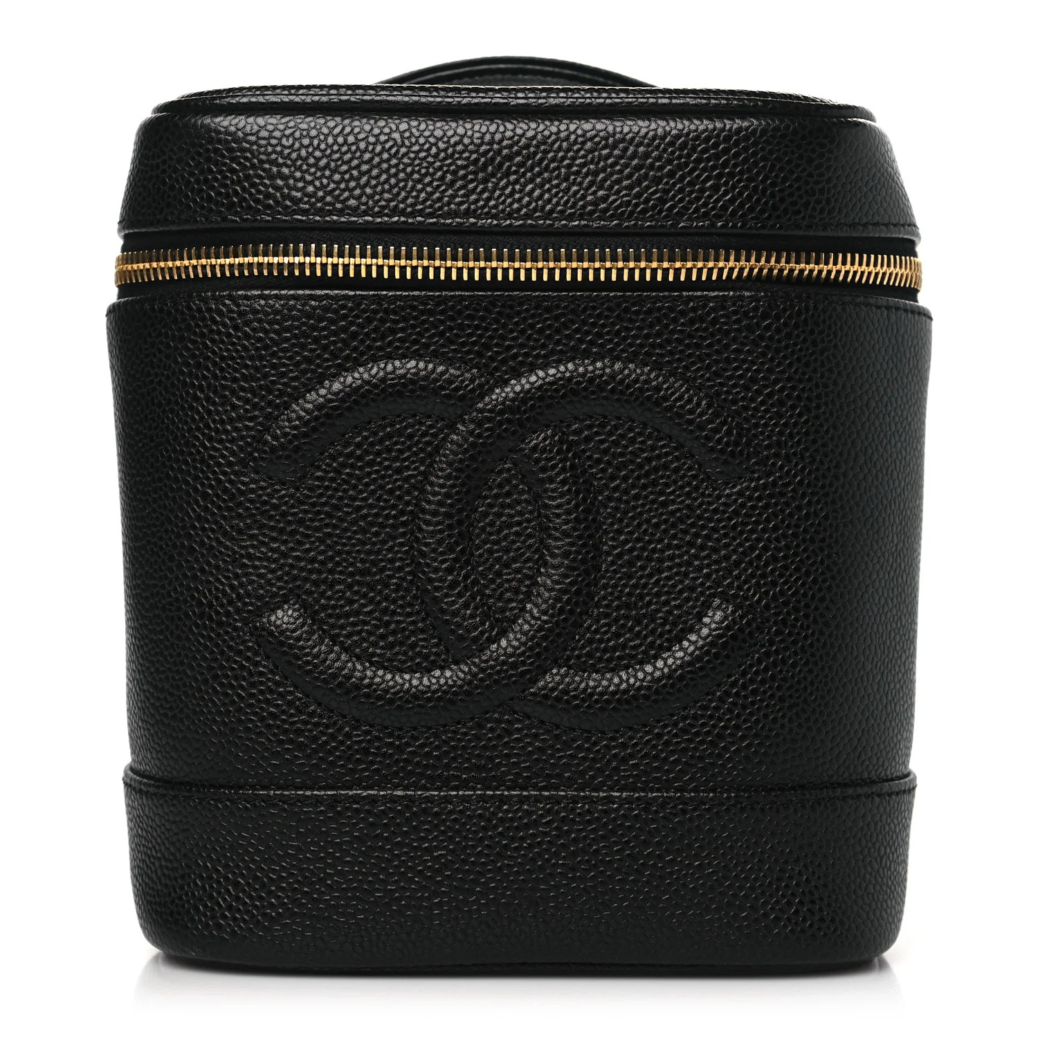 Caviar Cosmetic Vanity Bag Black | FASHIONPHILE (US)