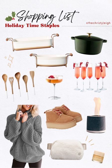 A collection of holiday staples on your shopping list this season! ✨#LTKGiftGuide 

Perfect options for hosting a Christmas dinner party, holiday get together, or a cozy night in with the family! 

#LTKSeasonal #LTKHoliday #LTKGiftGuide