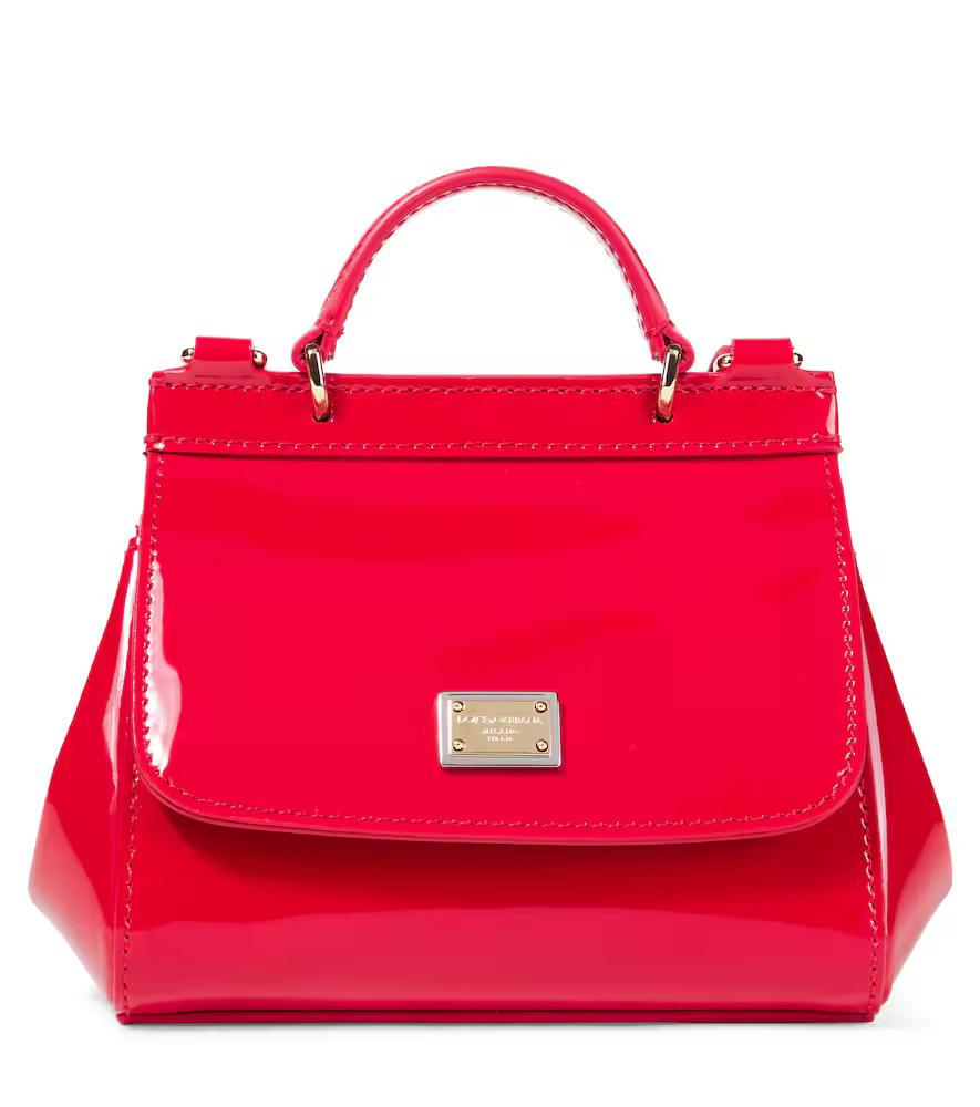 Dolce&Gabbana Kids Sicily Mini patent leather tote bag | Mytheresa (US/CA)