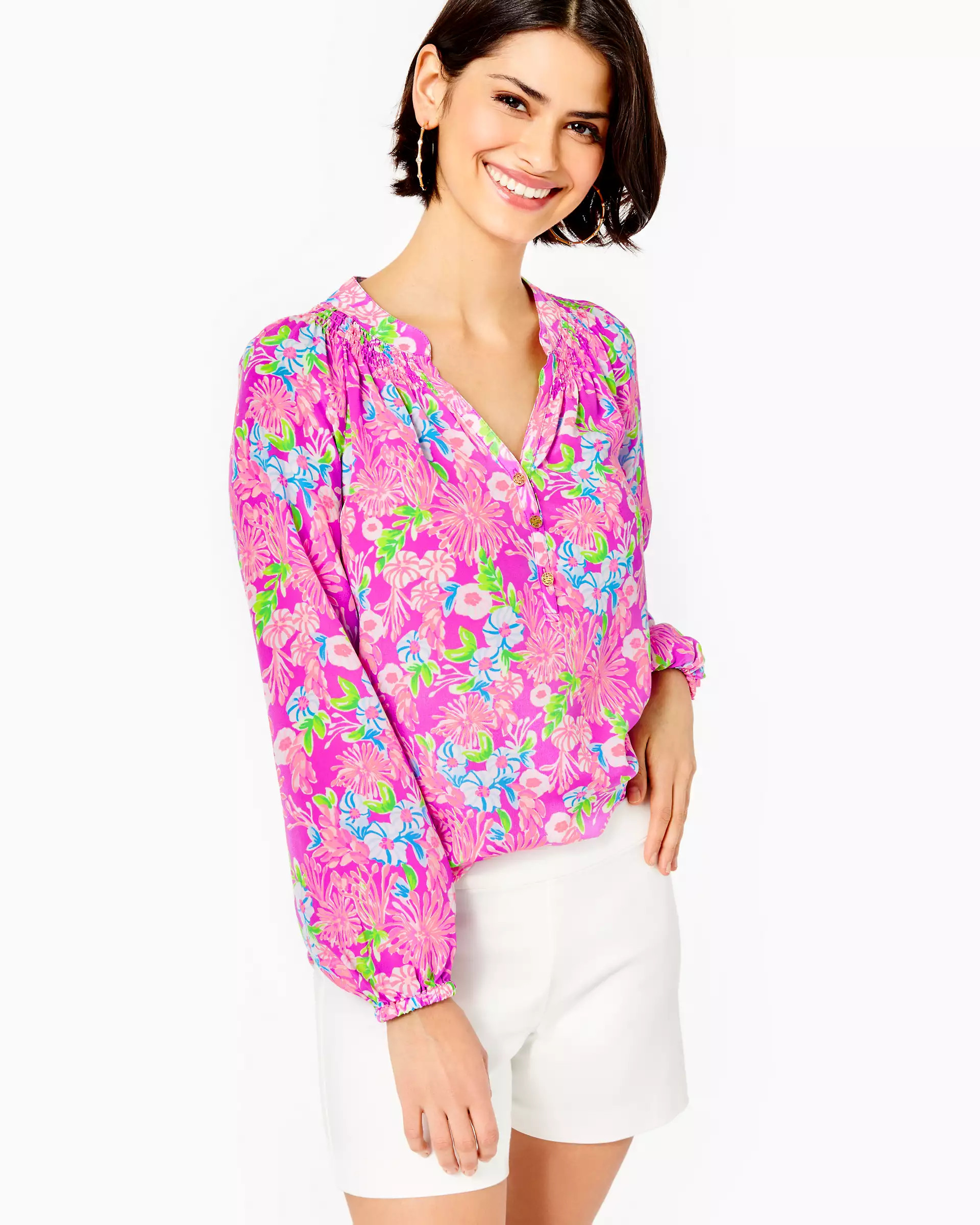 Elsa Silk Top | Lilly Pulitzer