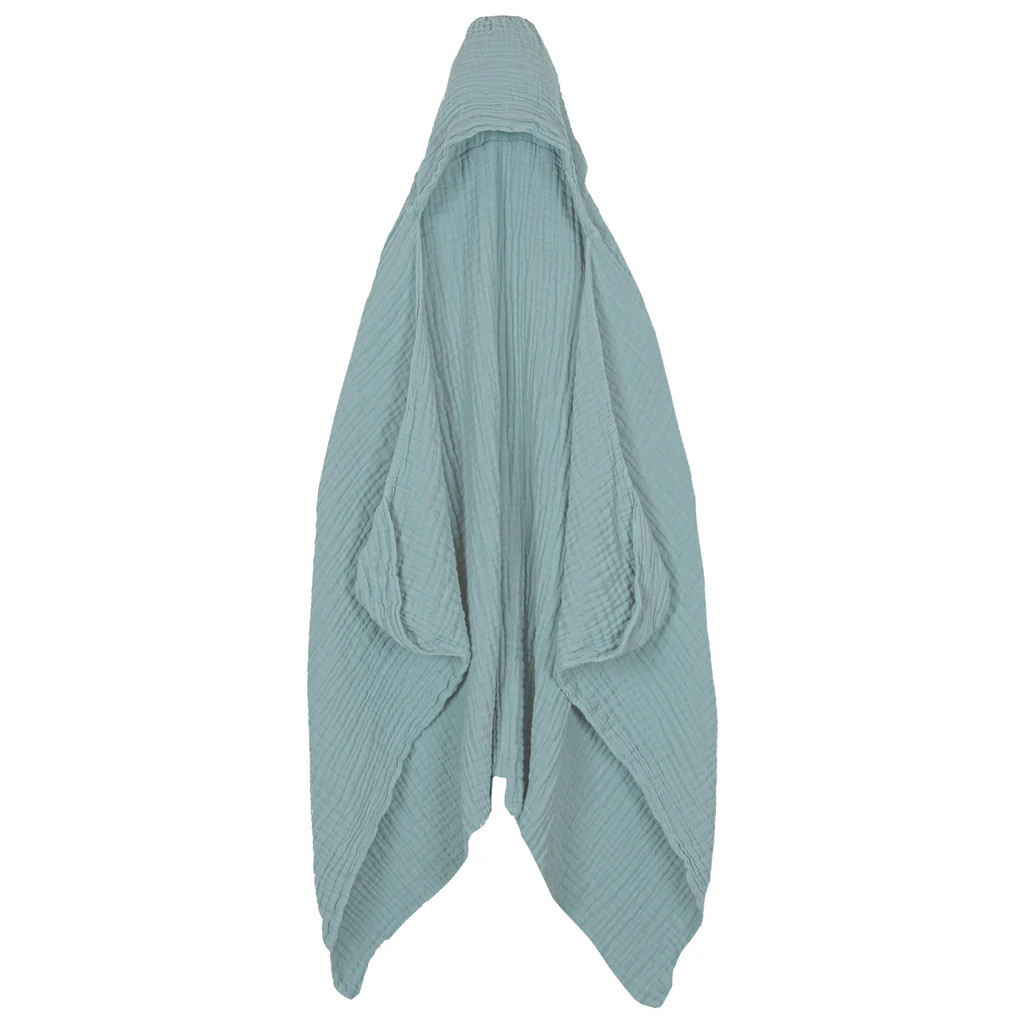 Toddler Hooded Bath Towel - Steel | Lou Lou & Company