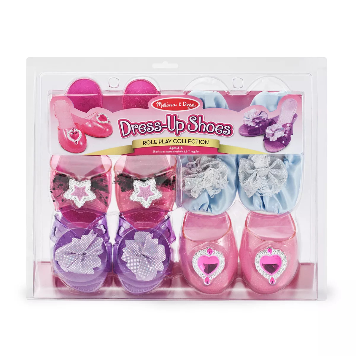 Melissa & Doug 4-pk. Dress-Up Shoes Role Play Set | Kohl's