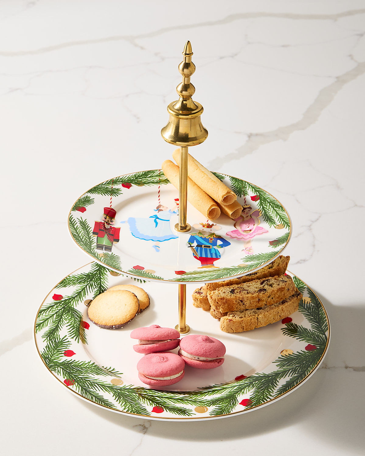 Nutcracker 2-Tier Sweet Stand | Neiman Marcus