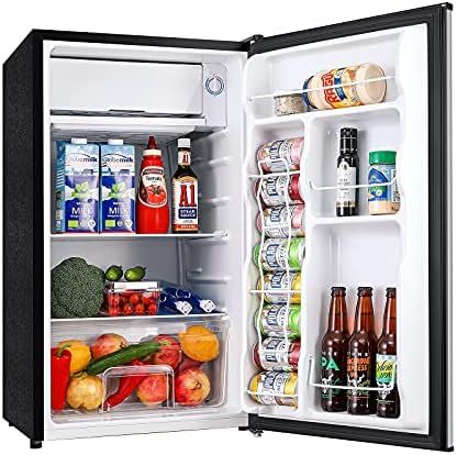 BANGSON Compact Fridge 3.2 CU.FT. Mini Refrigerator - Small Dorm Fridge with Freezer - 38 dB Low Noi | Amazon (US)