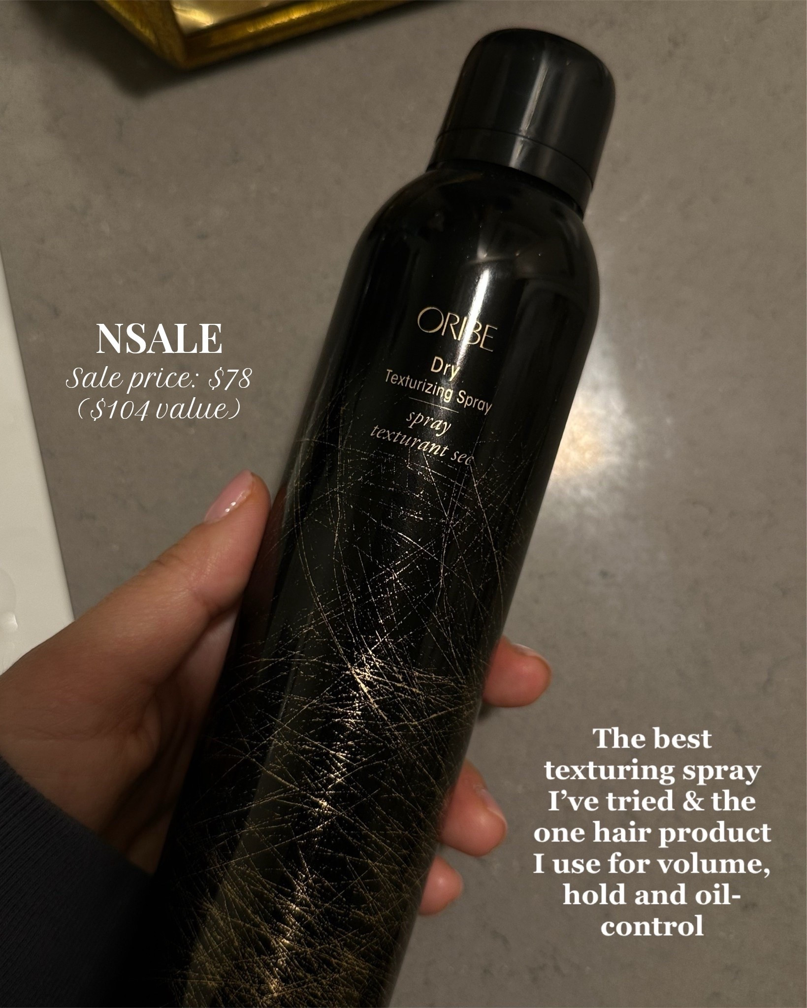 A tried + true hair product I love — Oribe texturizing spray part of the nsale (comes with two full-size bottles) 

Nordstrom anniversary sale / hair care / beauty 

#LTKSaleAlert #LTKBeauty