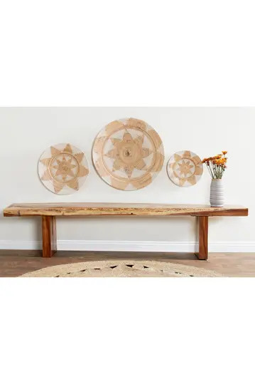 Large Round Wicker Basket Trays Wall Decor - Set of 3 | Nordstrom Rack