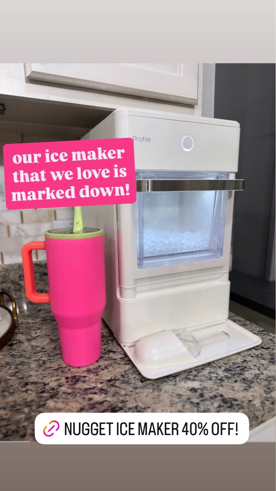 GE nugget ice maker 40% off