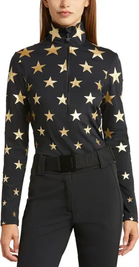 Premier Metallic Star Half Zip Ski Pullover | Nordstrom