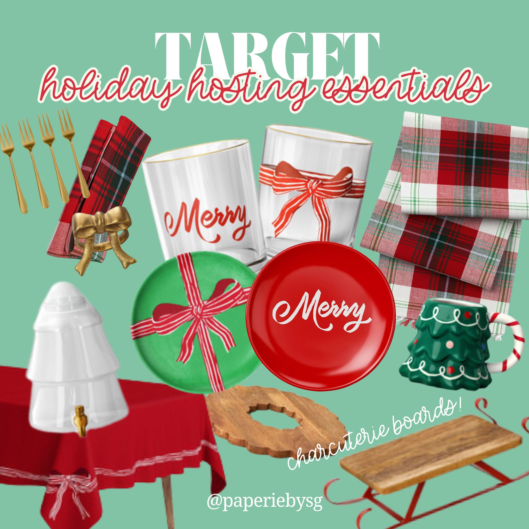 Affordable table scape from Target! Look like the hostess with the mostess with these adorable holiday finds!

#LTKFamily #LTKSeasonal #LTKHoliday