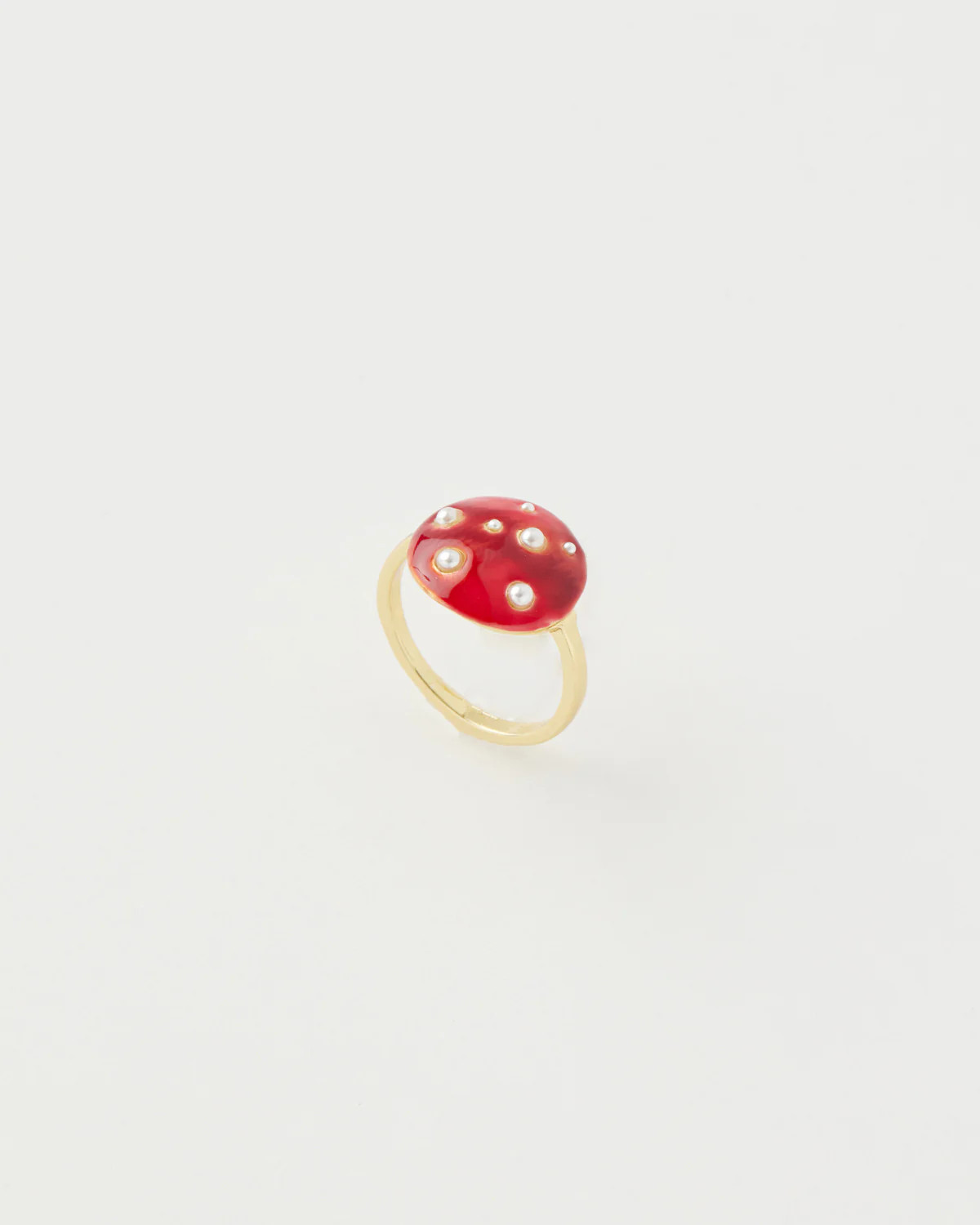 Enamel Mushroom Ring | Fable England