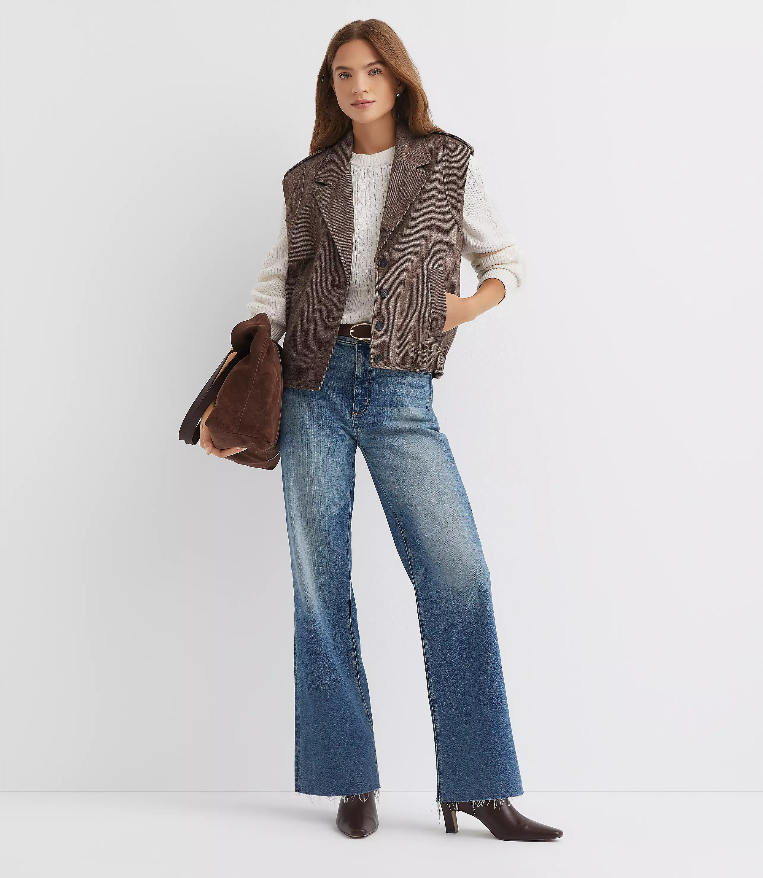 Relaxed Vest Jacket | LOFT