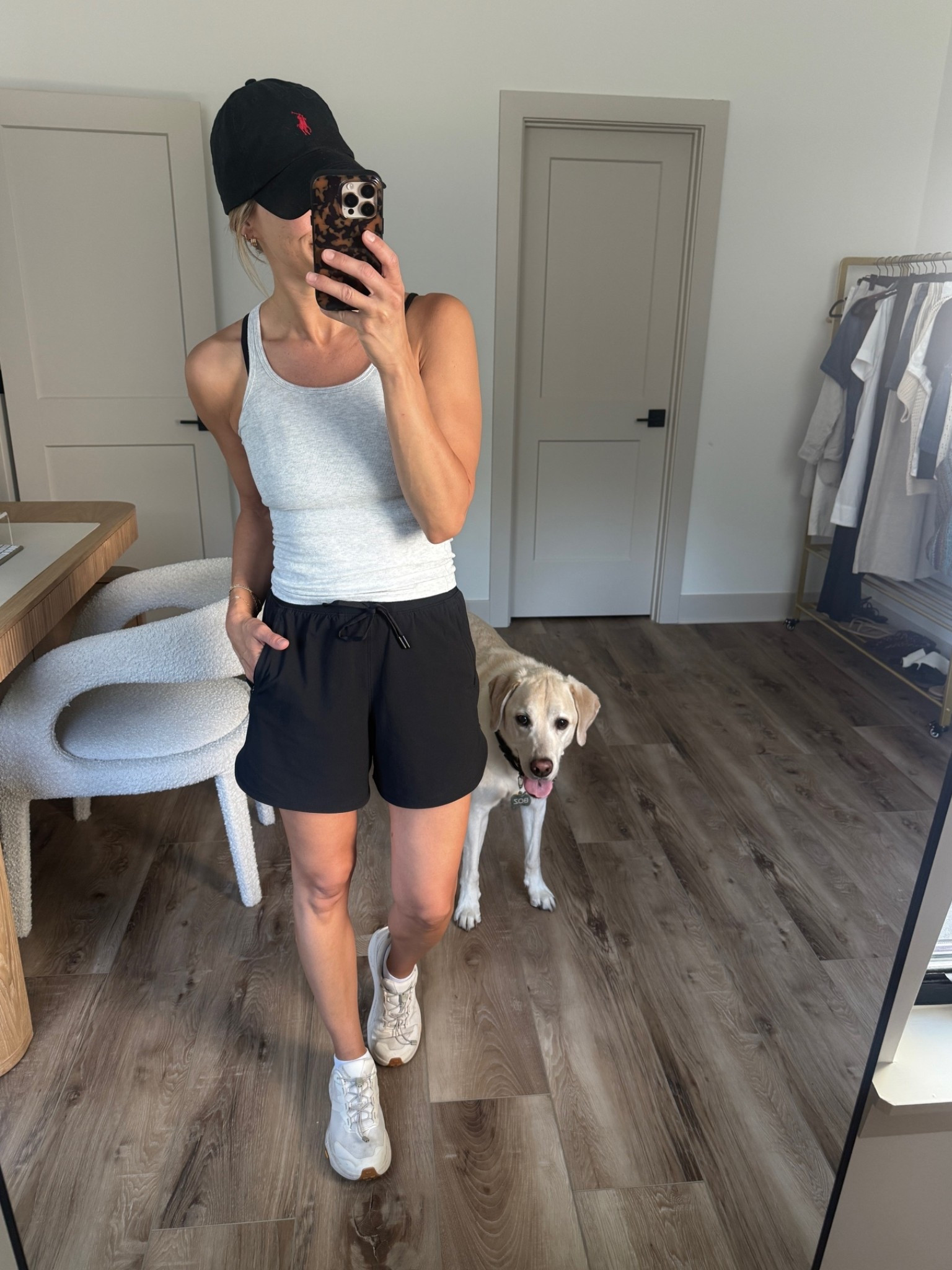 Wearing 2 tank, 4 shorts, 6 sports bra, sneakers tts

#LTKActive #LTKOver40 #LTKfitnessgoals