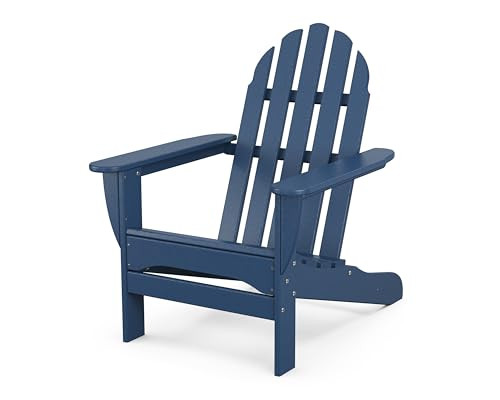 POLYWOOD AD4030NV Classic Adirondack Chair, Navy | Amazon (US)
