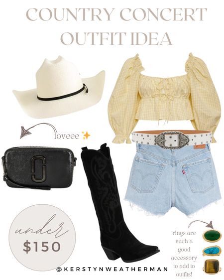 Cute Nashville outfit idea! Trendy, rodeo fashion, cowboy hat, cowboy, trucker, hat, fringe bag, gold, hoops, booties, boots, cowgirl, cowboy, jeans, shorts, spring outfit, concert outfit, Nashville outfit, radio outfit, trendy country, concert, outfit, music festival, spring outfit, summer outfit, white blouse, travel outfit, western BoHo chic hippie

#LTKStyleTip #LTKFestival #LTKFindsUnder100