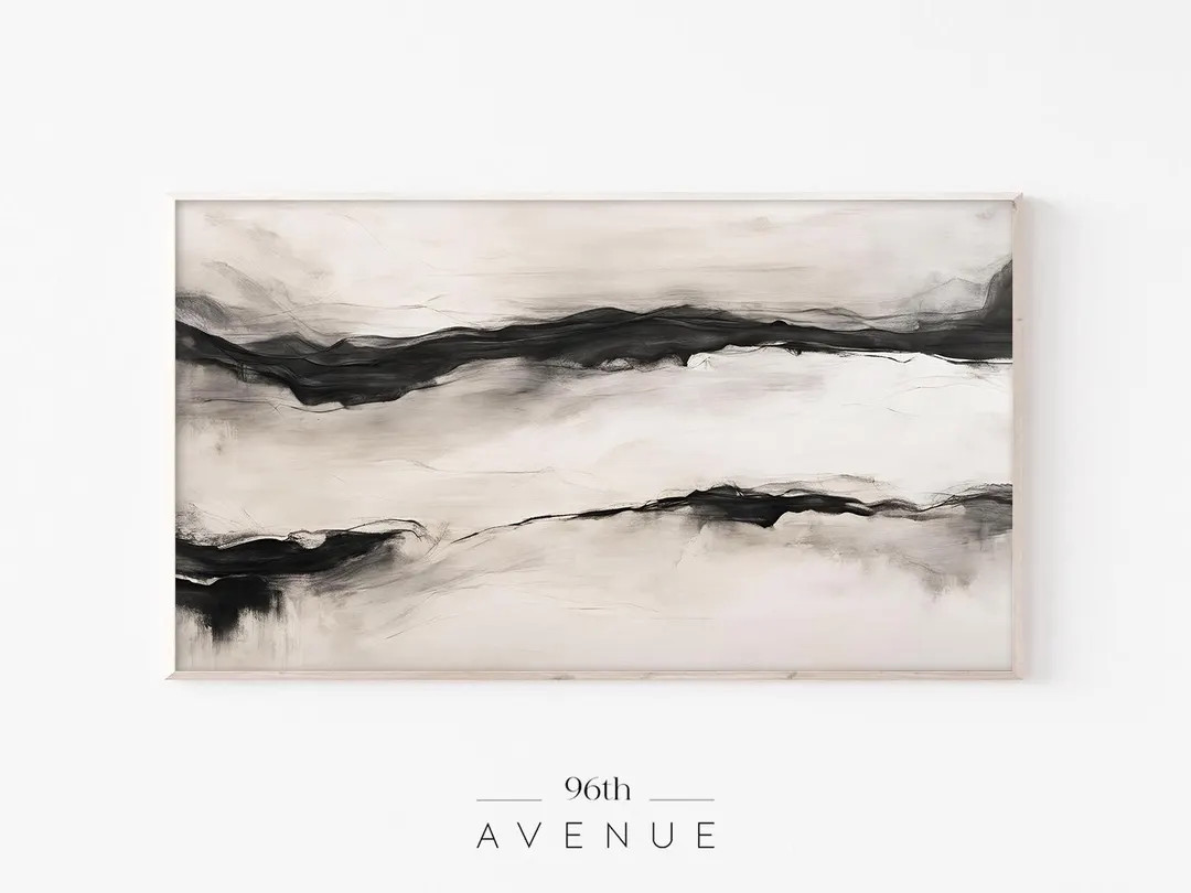 Abstract Painting Frame TV Art | Neutral Beige Samsung TV Art | Modern Artistic And Minimal Digit... | Etsy (US)