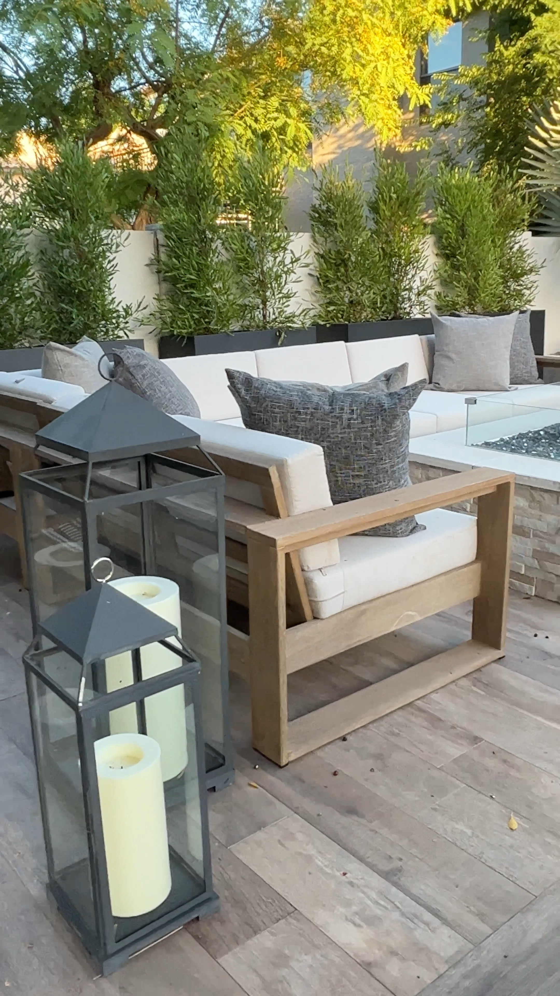 We finally found the perfect planters to finish this space…tall enough to be seen and make a statement, yet deep enough to plant so these will grow into more privacy screens 
Bonus these are on major sale!!!! 20% off!!!
Linking our patio furniture we’ve had for 3 years now and LOVE! Gives that chic resort vibe we were going for 
Liveloveblank, Kim Blank’s Outdoor space design, Outdoor furniture, Resort living 
Desert living
Scottsdale, Arizona 
Wayfair, West Elm, Pottery Barn, Walmart and Amazon outdoor furniture 

#LTKhome #LTKsalealert #LTKSeasonal