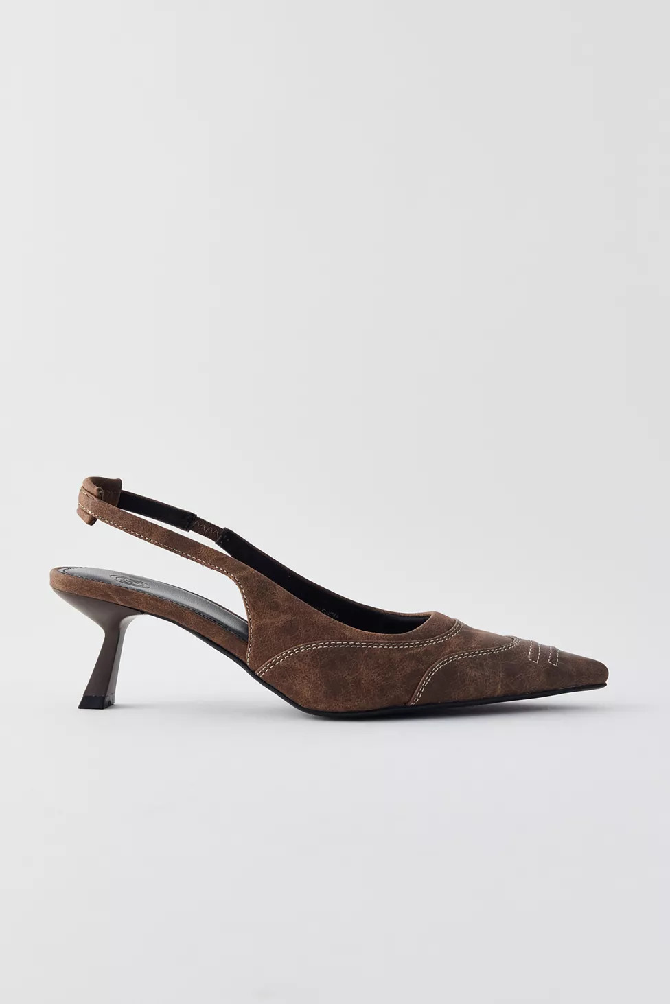 UO Capri Moto Slingback Heel | Urban Outfitters (US and RoW)