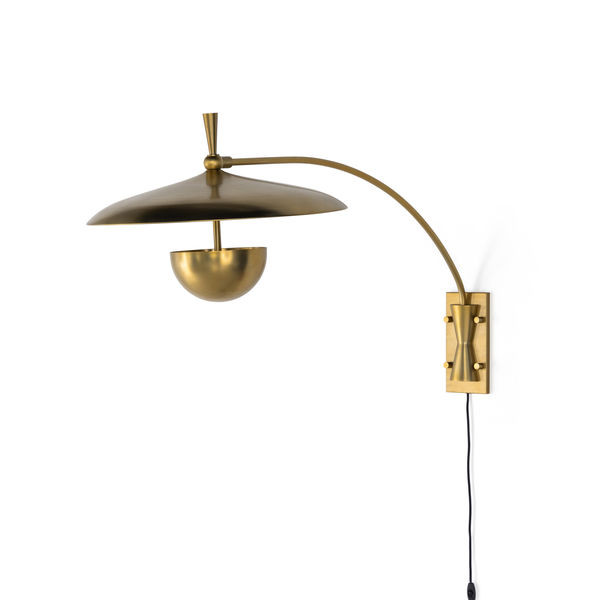 Bennington Antique Brass Iron Wall Sconce | Scout & Nimble