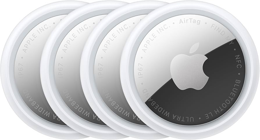 Apple AirTag (2nd Generation) - 4 Pack: Tracker for Keychain, Wallet, and More; Locator with Soun... | Amazon (US)