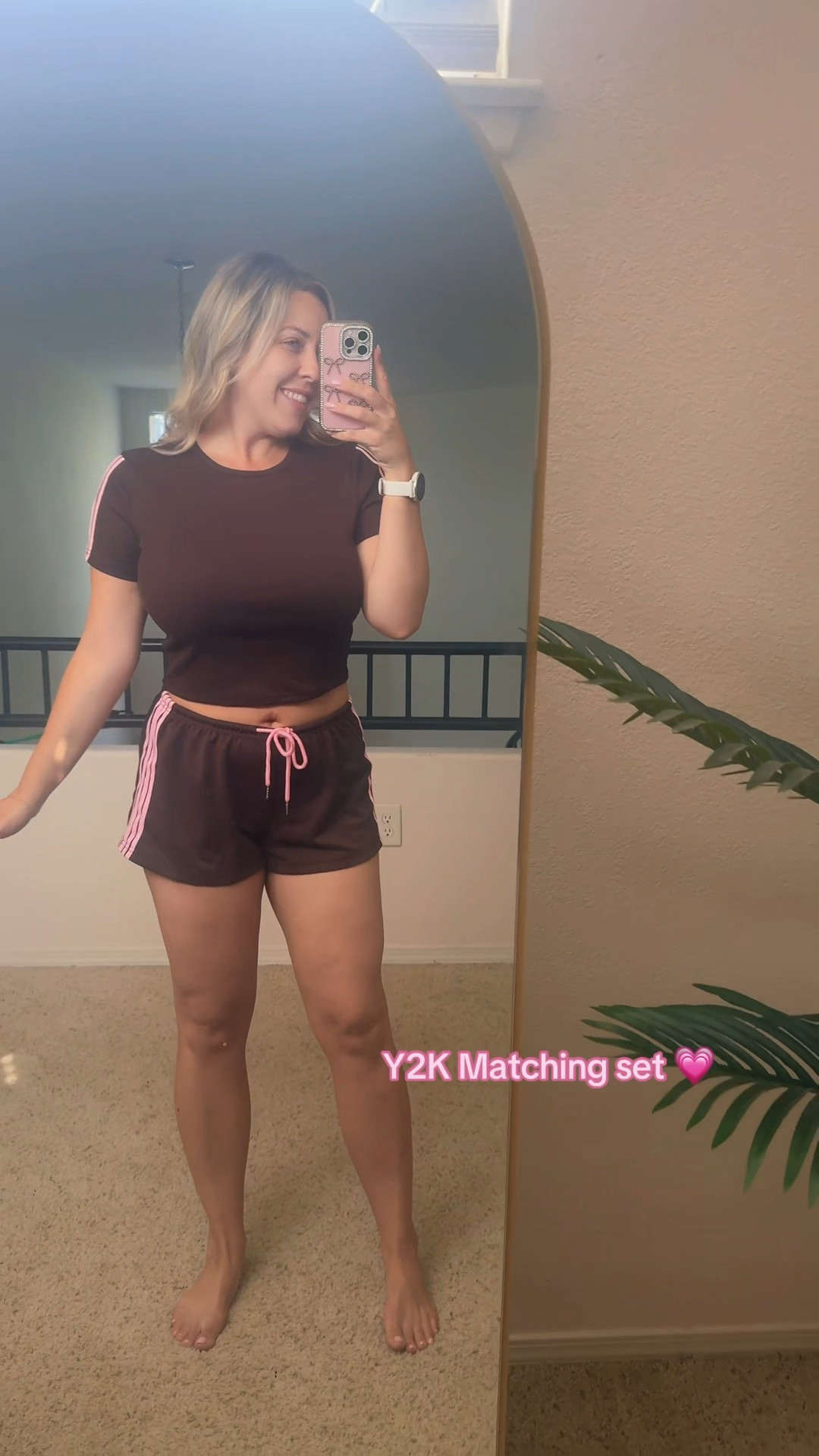 I’m such a sucker for a cute matching set, especially when it looks like something I can throw on and still feel put together without actually trying 😂🤎💗 The brown + pink combo is SO cute for fall, and I love that you can wear the pieces together or style them separately.

As always, my biggest question with tops like this is how they’re going to fit on a fuller bust because a “cropped tee” can become VERY cropped very quickly 😅 But the overall vibe of this set is so cute for errands, travel days, casual weekends, or even just throwing on with sneakers and a cute bag.

I’m always searching Amazon for affordable pieces that still feel trendy and wearable, so I’ll keep sharing the finds that are actually worth trying — especially for my fuller bust girls 🤎

Would you wear this set?! I feel like the brown with the little pop of pink is what sold me. 💗

#LTKU #LTKActive #LTKTravel