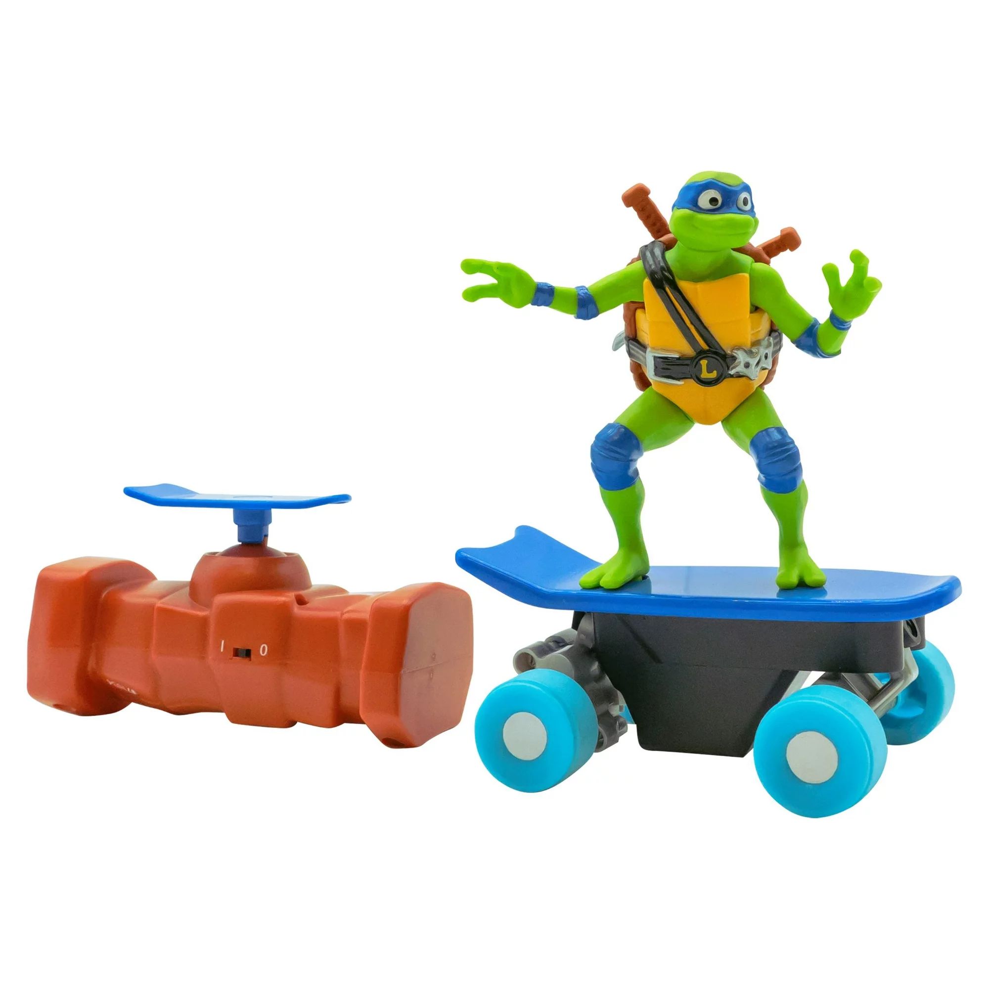 Teenage Mutant Ninja Turtles Half Pipe Remote Control Leonardo 2 piece Green & Blue | Walmart (US)