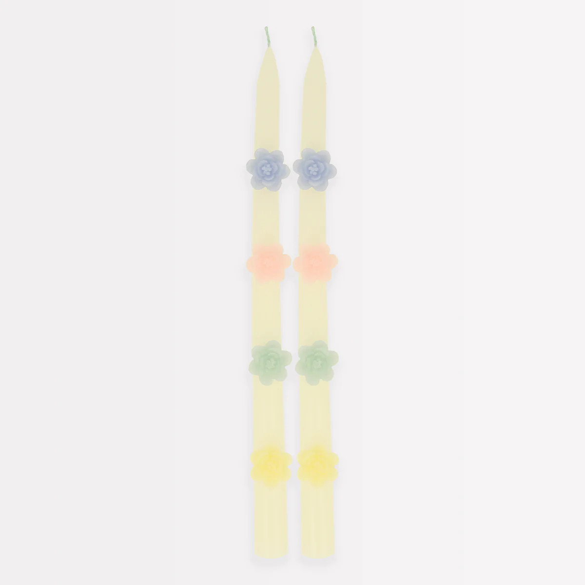 Pastel Flower Taper Candles (x 2) | Meri Meri