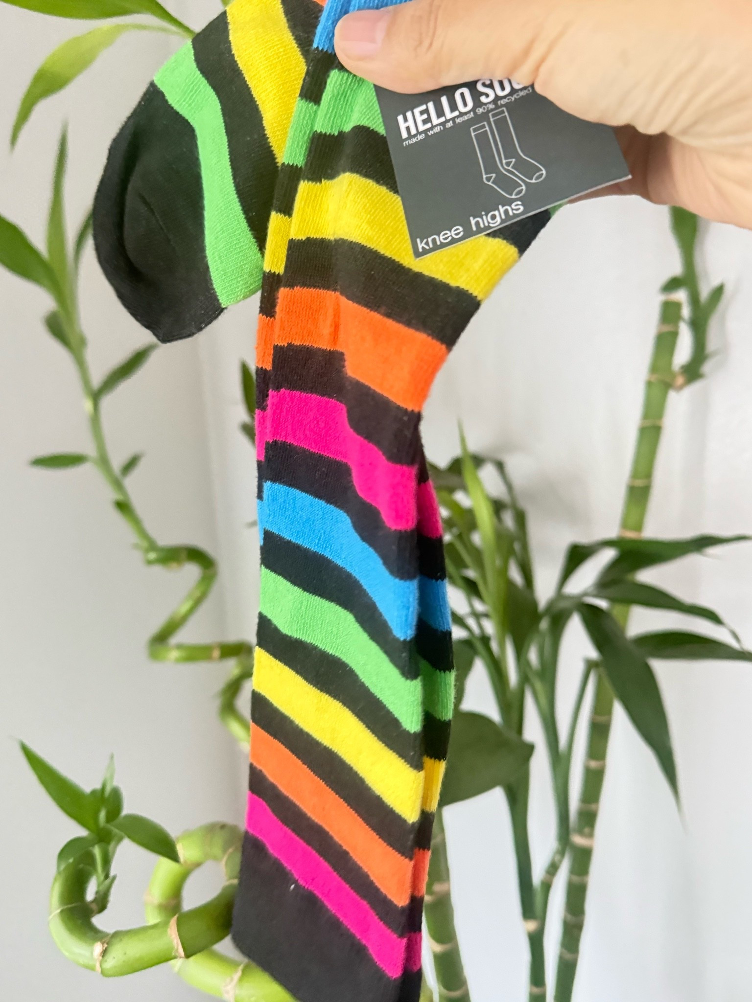 I found these colorful happy socks @target. I was looking to find knee socks and plan to wear them with my cowboy boots. #kneehighsocks #colorful #withboots