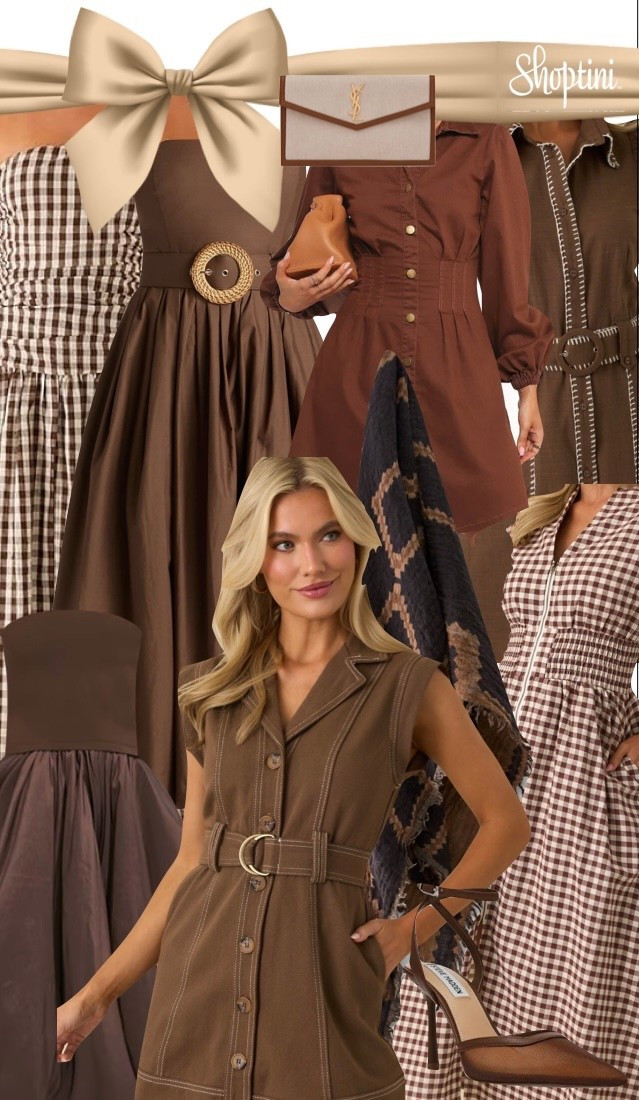 Falling for Fall! The Brown Edit! Born dresses for Fall 

#LTKStyleTip #LTKFindsUnder100 #LTKWorkwear
