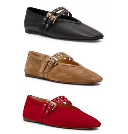 These double strap Mary Jane’s are so adorable! From Steve Madden they fit my daughter true to size. 
Now on sale for $69.30