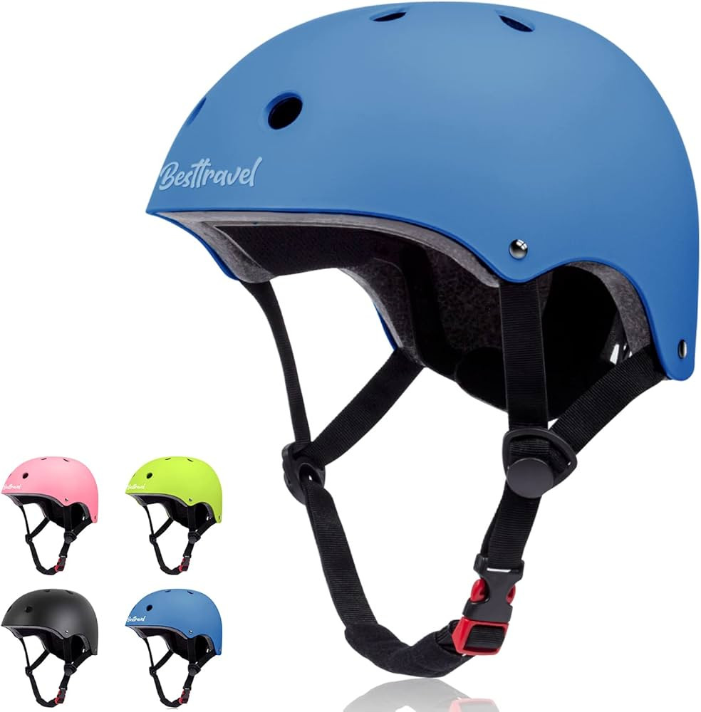 Kids Helmet, Toddler Helmet Adjustable Toddler Bike Helmet Ages 3-8 Years Old Boys Girls Multi-Sp... | Amazon (US)